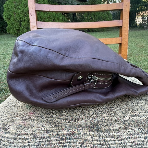 Coach 2000’s Lynn Soho shoulder bag hobo bag chocolate brown genuine leather - Picture 8 of 16